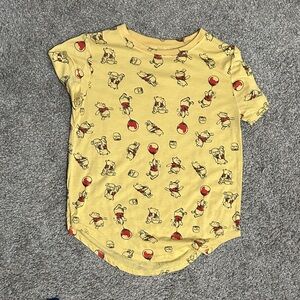 Yellow Shirt with Cartoon Print